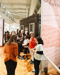 Students exploring With Liberty and Justice for All